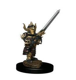 Wizkids D&D - Icons of the Realms - Premium Miniature - Halfling Fighter Male
