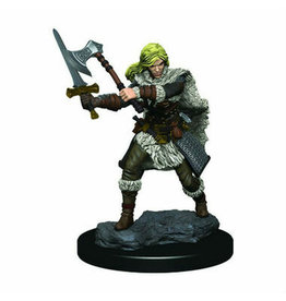 Wizkids D&D - Icons of the Realms - Premium Miniature - Human Female Barbarian