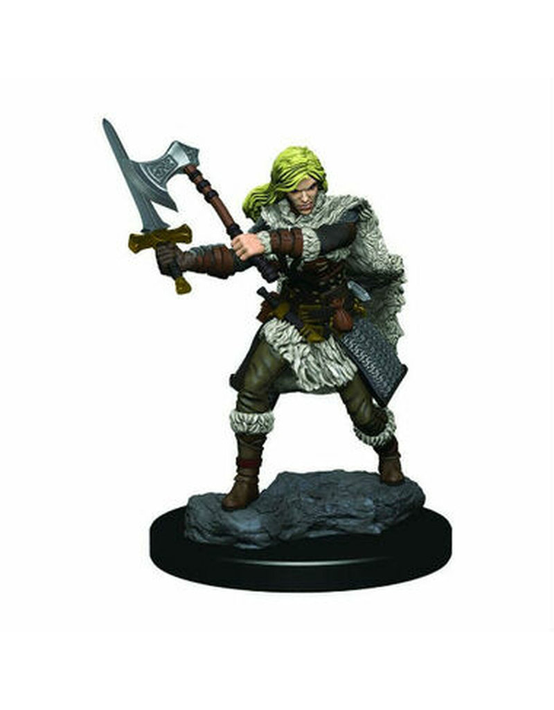 Wizkids D&D - Icons of the Realms - Premium Miniature - Human Female Barbarian
