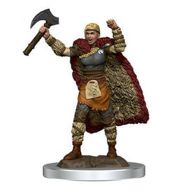 Wizkids D&D - Icons of the Realms Premium Miniatures - Female Human Barbarian (Wave 7)