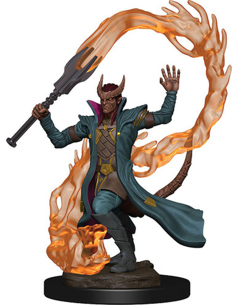 Wizkids D&D - Icons of the Realms - Premium Miniature - Tiefling Male Sorcerer