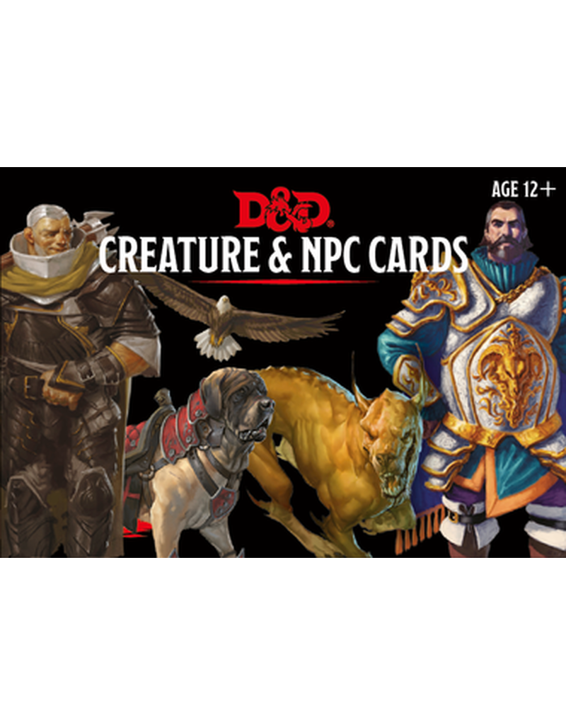 Gale Force 9 D&D RPG - 5th Edition - Cards - Creature & NPC Cards