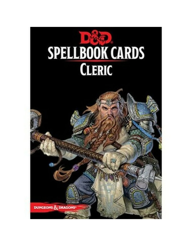 Gale Force 9 D&D RPG - 5th Edition - Cards - Spellbook Cards - Cleric Deck