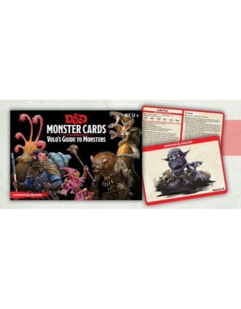 Gale Force 9 D&D RPG - 5th Edition - Cards - Volo's Guide to Monsters Deck
