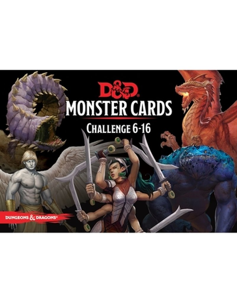 Gale Force 9 D&D RPG - 5th Edition - Cards - Monster Cards - Challenge 6-16