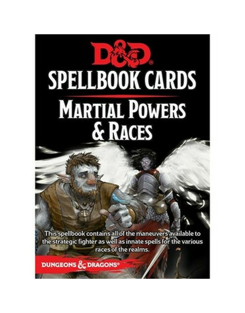 Gale Force 9 D&D RPG - 5th Edition - Cards - Spellbook Cards - Martial Powers & Races Deck