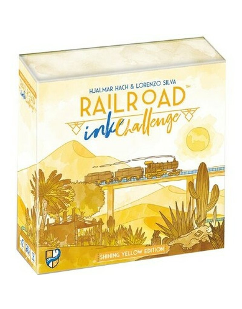 Horrible Guild Railroad Ink Challenge - Shining Yellow Edition