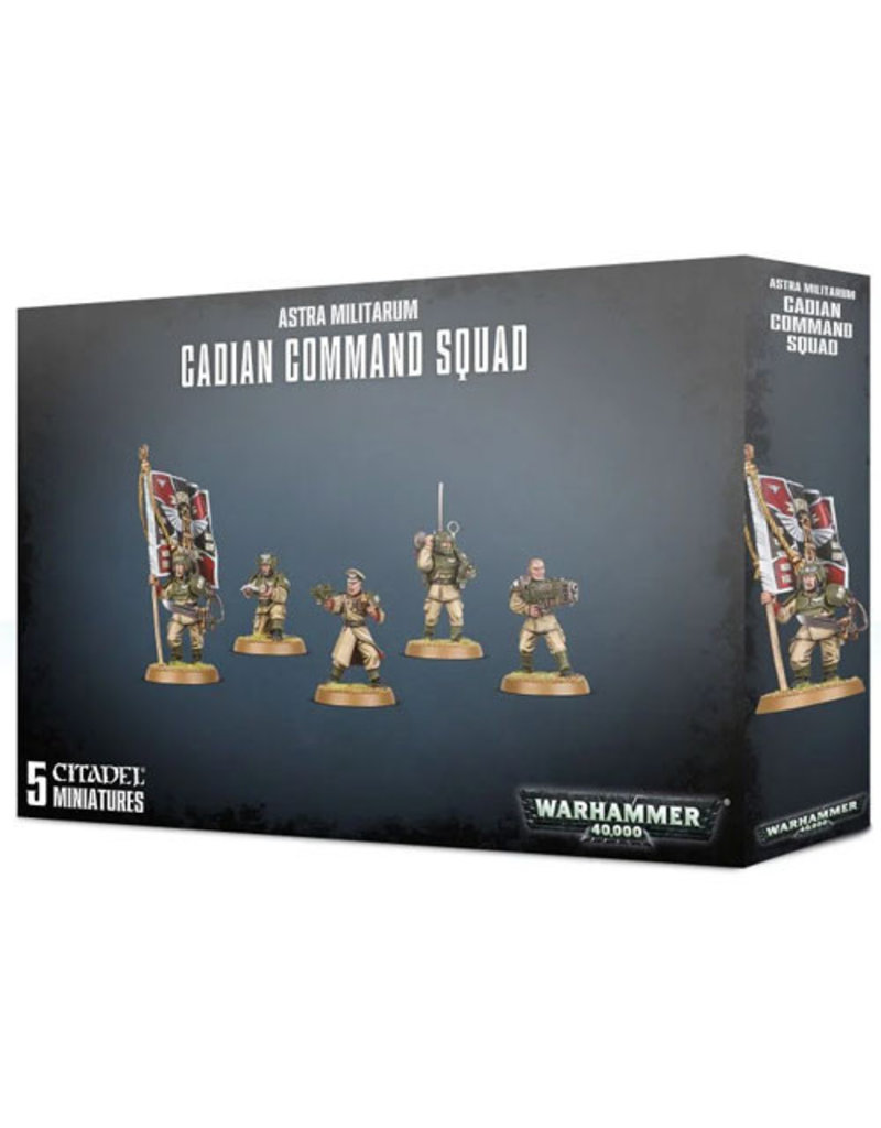 Games Workshop Cadian Command Squad - Warhammer 40K: Astra Militarum