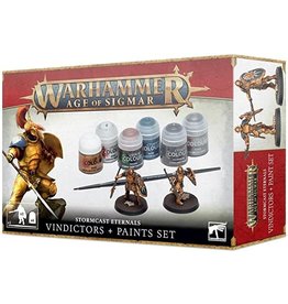 Games Workshop Warhammer AOS Paint Set - Stormcast Eternals Vindictors + Paints