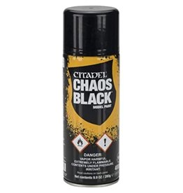 Games Workshop Citadel Chaos Black Spray Primer