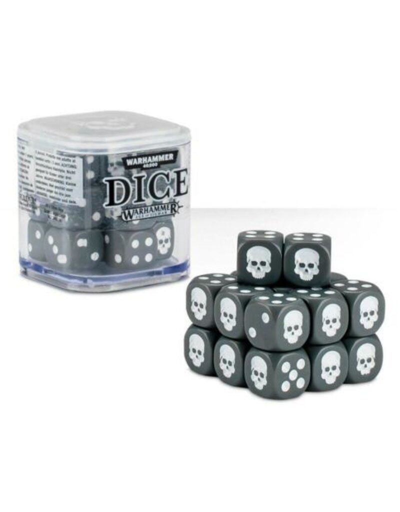 Games Workshop Citadel 12mm Dice Cube - Grey (20)