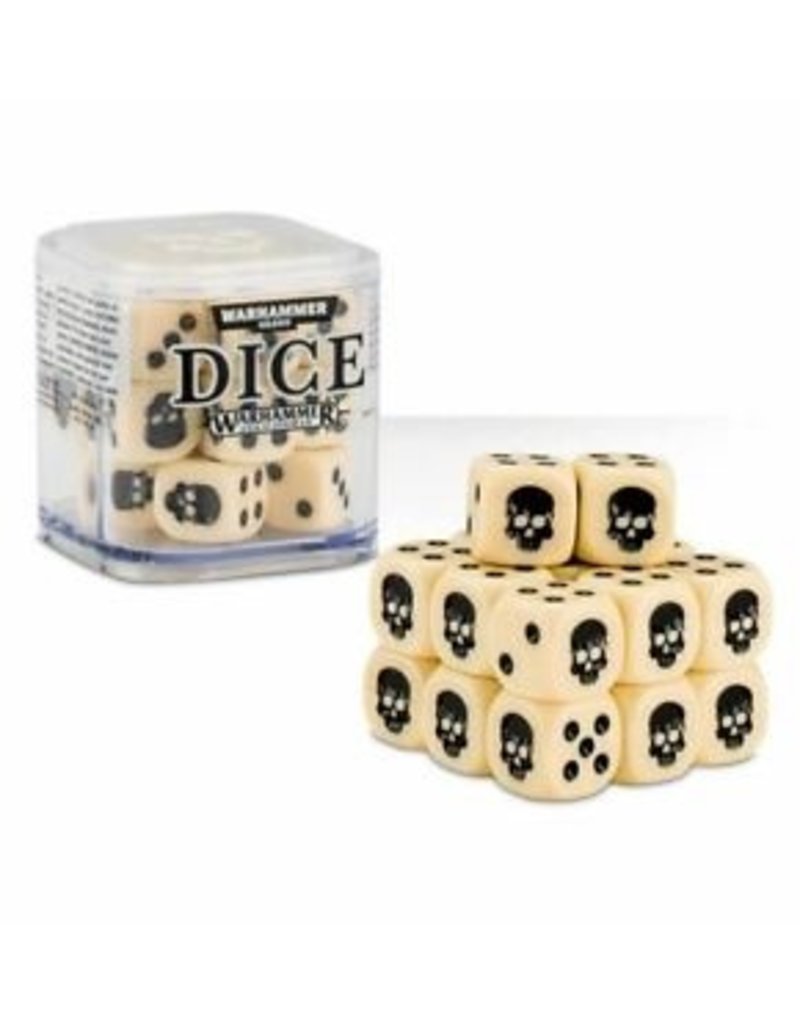 Games Workshop Citadel 12mm Dice Cube - Ivory (20)