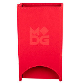 Metallic Dice Games MDG Fold Up Velvet Dice Tower - Red