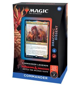 Wizards of the Coast MTG Draconic Dissent Commander Deck - Commander Legends Battle for Baldur's Gate