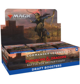 Wizards of the Coast MTG Commander Legends Battle for Baldur's Gate Draft Booster Box