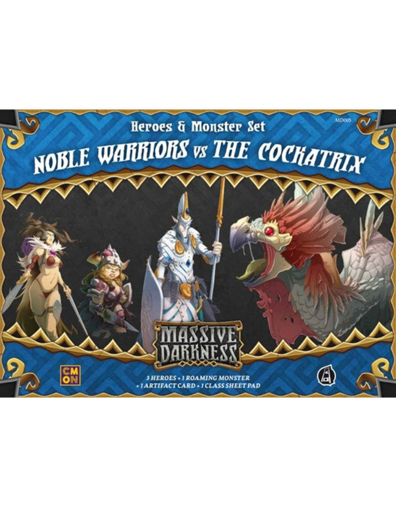 CMON Massive Darkness - Noble Warriors vs The Cockatrix Expansion