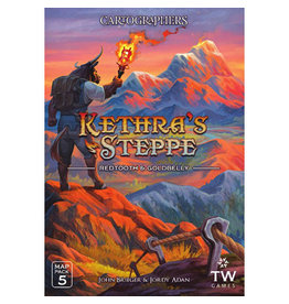 Thunderworks Games Cartographers - Kethra's Steppe Map Pack Expansion