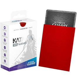 Ultimate Guard Red Katana Standard Size Sleeves (100)