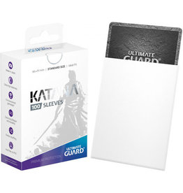 Ultimate Guard White Katana Standard Size Sleeves (100)