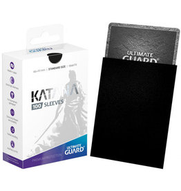 Ultimate Guard Black Katana Standard Size Sleeves (100)