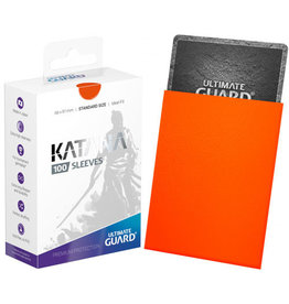 Ultimate Guard Orange Katana Standard Size Sleeves (100)