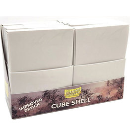 Arcane Tinmen Dragon Shield Cube Shell Pack (8) - Ashen White