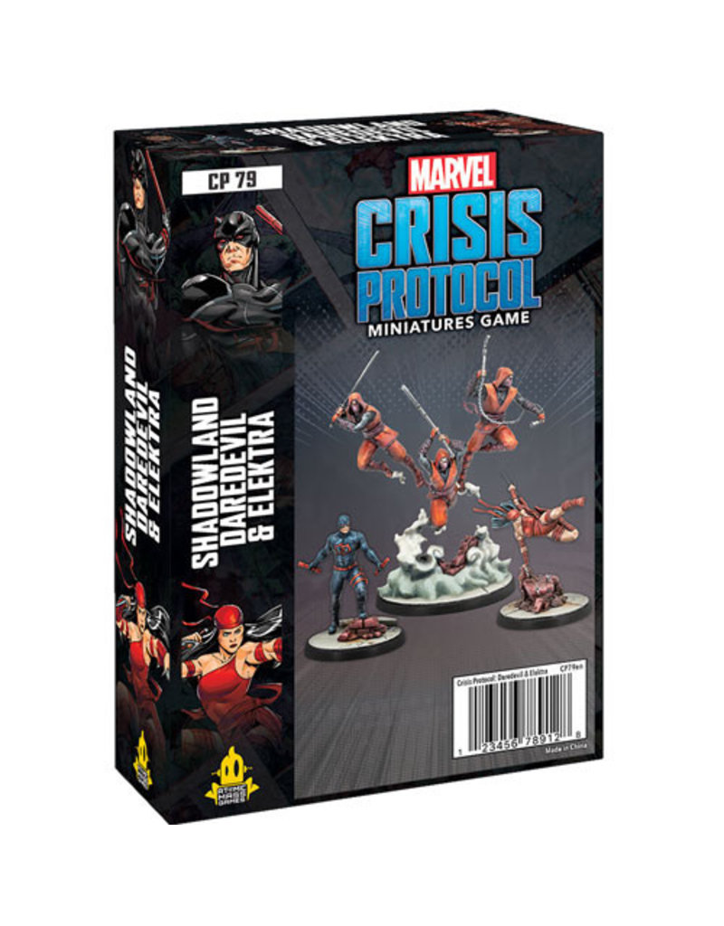 Atomic Mass Games Marvel Crisis Protocol: Shadowland Daredevil & Elektra