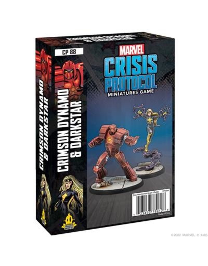 Atomic Mass Games Marvel Crisis Protocol: Crimson Dynamo & Darkstar
