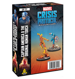 Atomic Mass Games Marvel Crisis Protocol: Captain America & The Original Human Torch