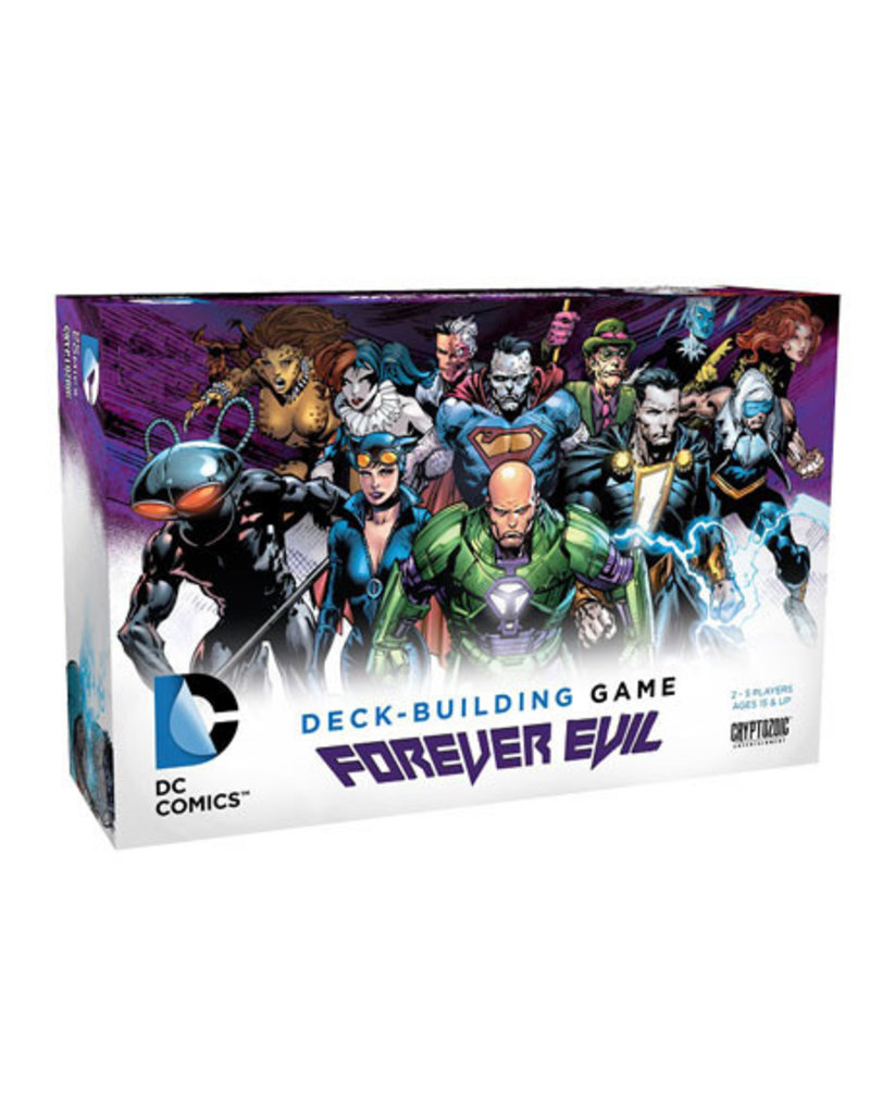 Cryptozoic Forever Evil Standalone or Expansion - DC Comics Deckbuilding Game