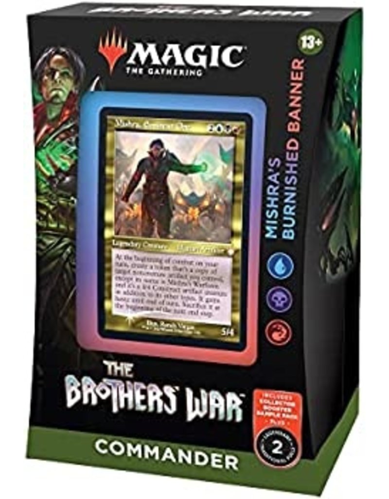 Wizards of the Coast MTG Brothers' War Mishra's Burnished Banner Commander Deck