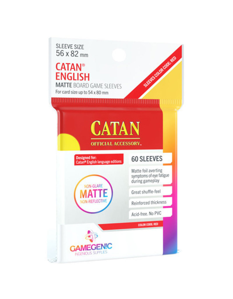 Gamegenic MATTE Catan Sleeves (56 x 82 mm)
