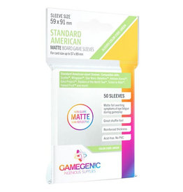 Gamegenic MATTE Card Game Sleeves - Standard American-Sized 59 x 91 mm