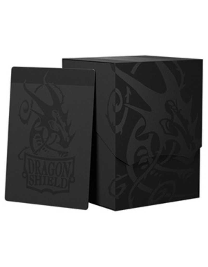 Arcane Tinmen Dragon Shield Deck Shell Shadow Black Deck Box (100)