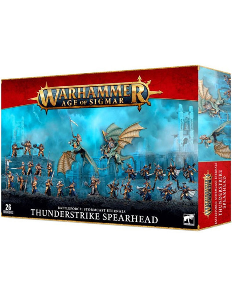 Games Workshop Warhammer Age of Sigmar: Stormcast Eternals- 2022 Battleforce: Thunderstrike Spearhead