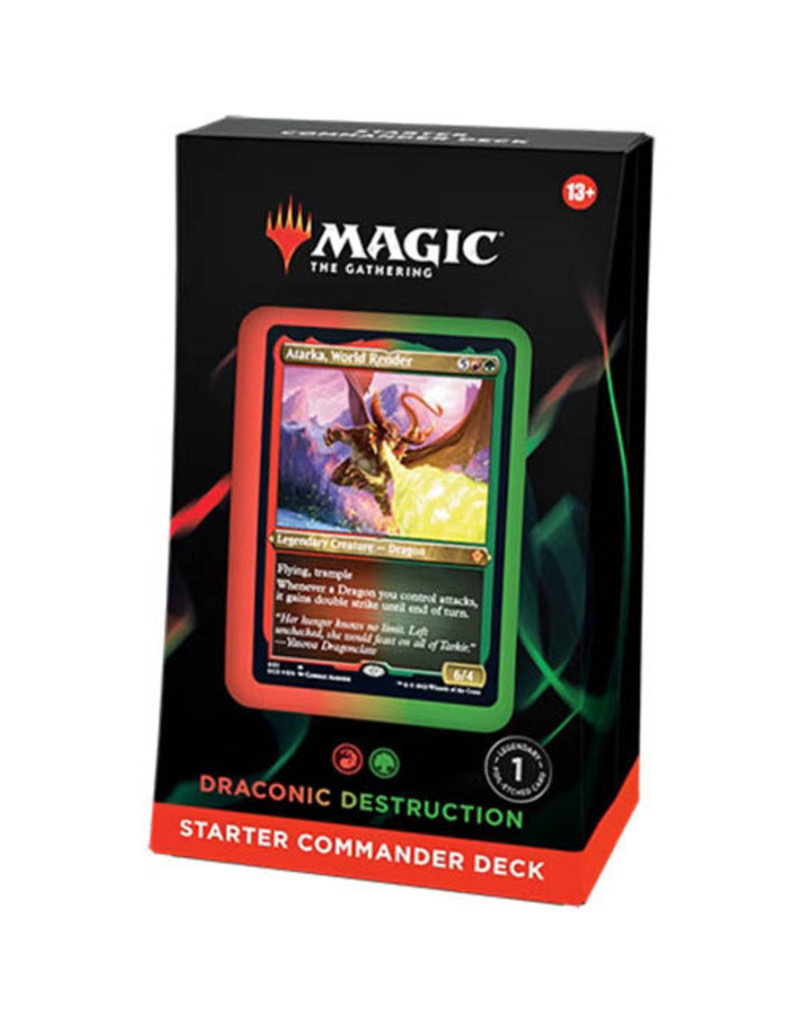 Wizards of the Coast MTG Starter Commander Deck - Draconic Destruction