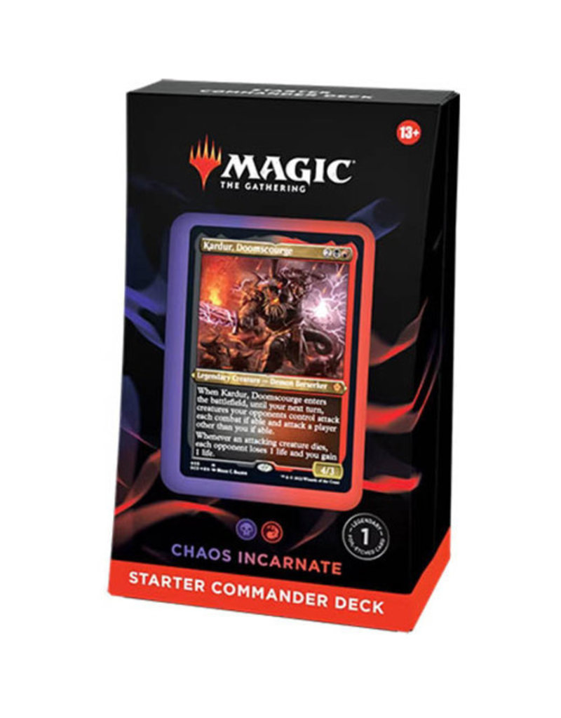 Wizards of the Coast MTG Starter Commander Deck - Chaos Incarnate
