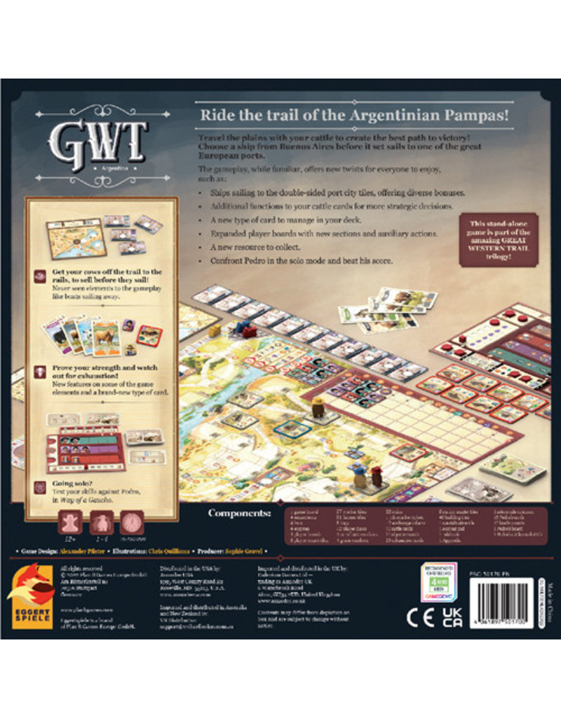 Eggertspiele Great Western Trail Argentina