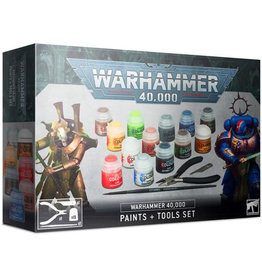 Games Workshop Warhammer 40K Paint + Tools Set