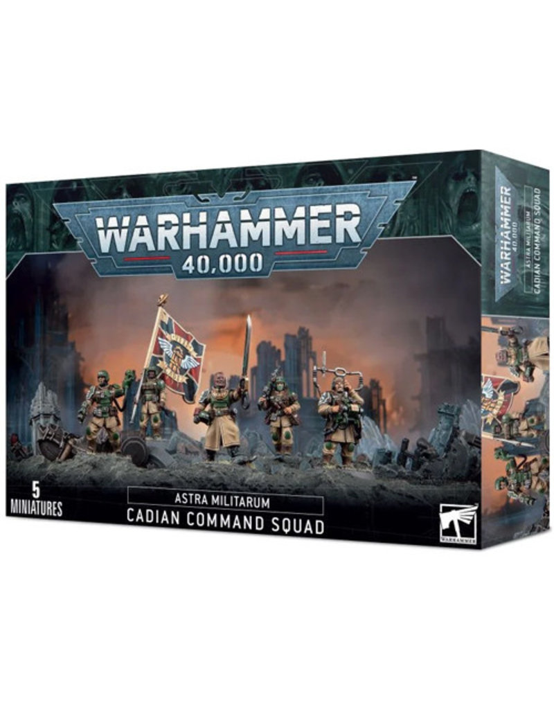 Games Workshop Cadian Command Squad (New Version) - Warhammer 40K: Astra Militarum
