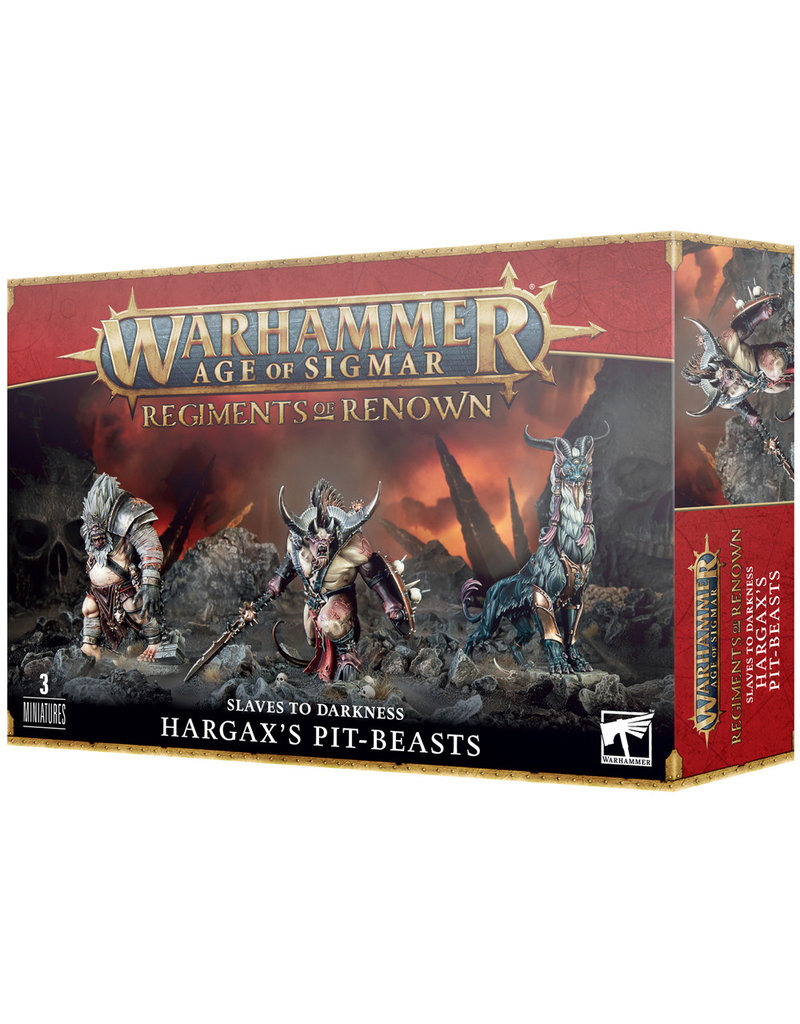 Games Workshop Regiments of Renown Hargax's Pit-beasts - Warhammer AOS:  Slaves to Darkness