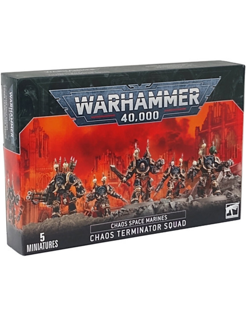 Games Workshop Chaos Space Marines Terminators - Warhammer 40K: Chaos Space Marines