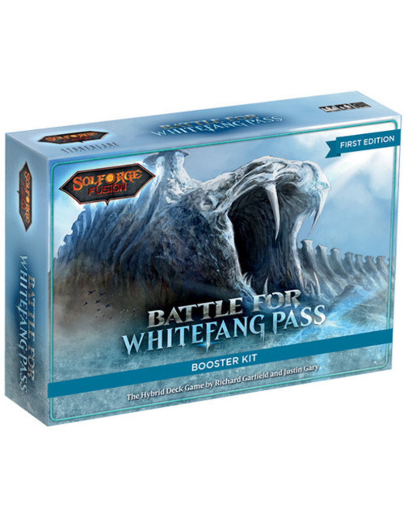 Stoneblade Entertainment SALE!!!  SolForge Fusion - Battle for Whitefang Pass Booster Kit