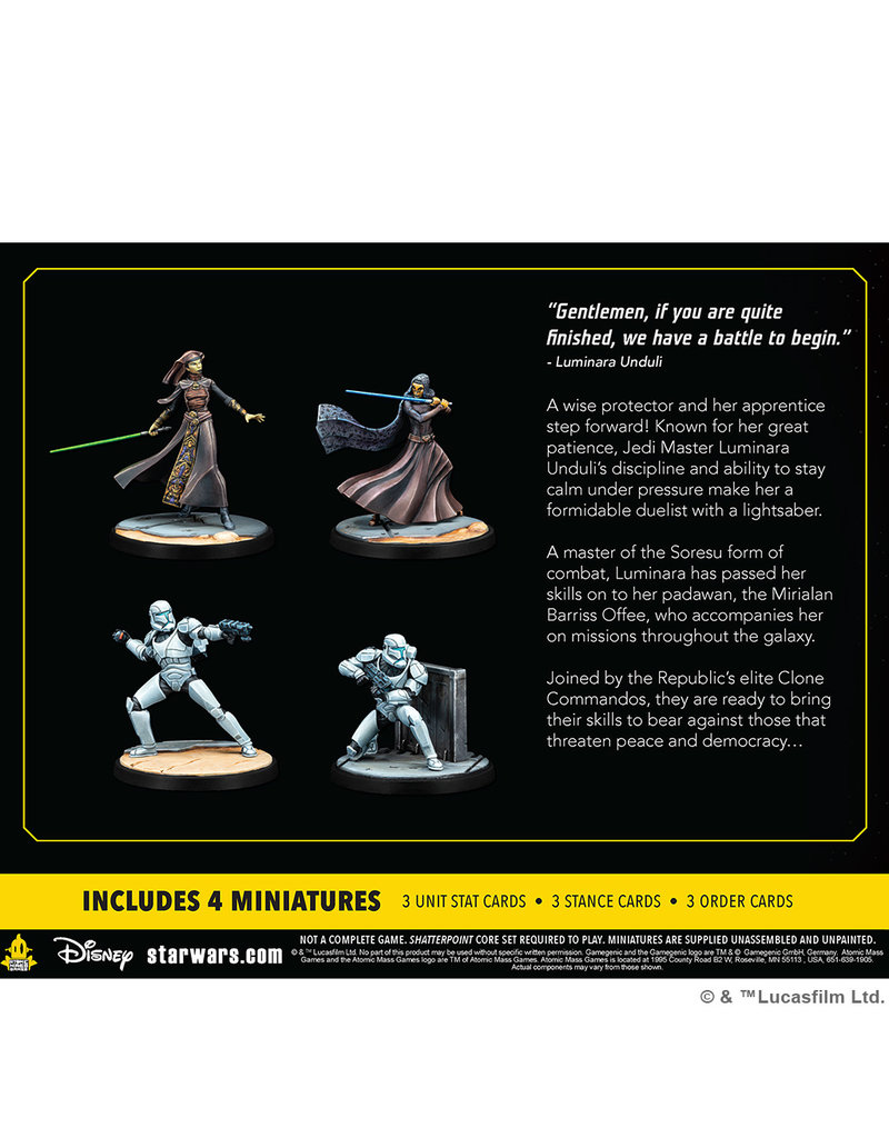 Atomic Mass Games Star Wars Shatterpoint Plans and Preparation Squad Pack