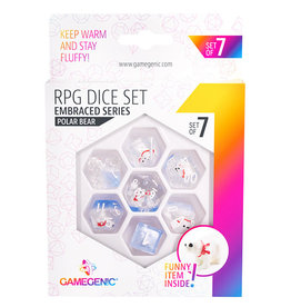 Gamegenic Gamegenic RPG Dice Set - Polar Bear - Embraced Series