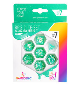 Gamegenic Gamegenic RPG Dice Set - Mint - Candy-like Series