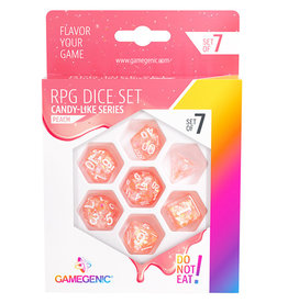 Gamegenic Gamegenic RPG Dice Set - Peach - Candy-like Series