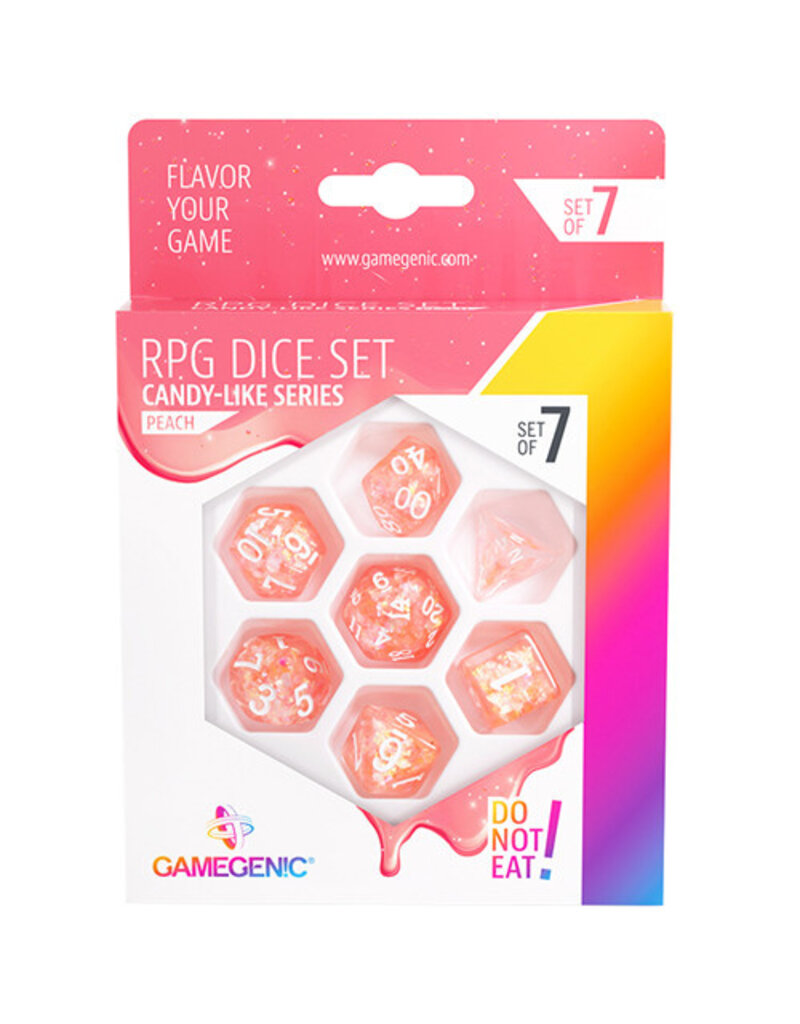 Gamegenic Gamegenic RPG Dice Set - Peach - Candy-like Series