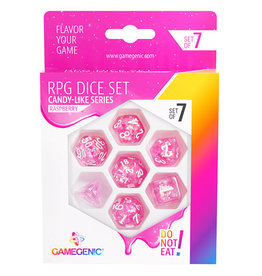 Gamegenic Gamegenic RPG Dice Set - Raspberry - Candy-like Series