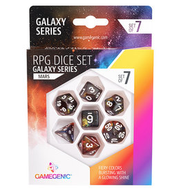 Gamegenic Gamegenic RPG Dice Set - Mars - Galaxy Series